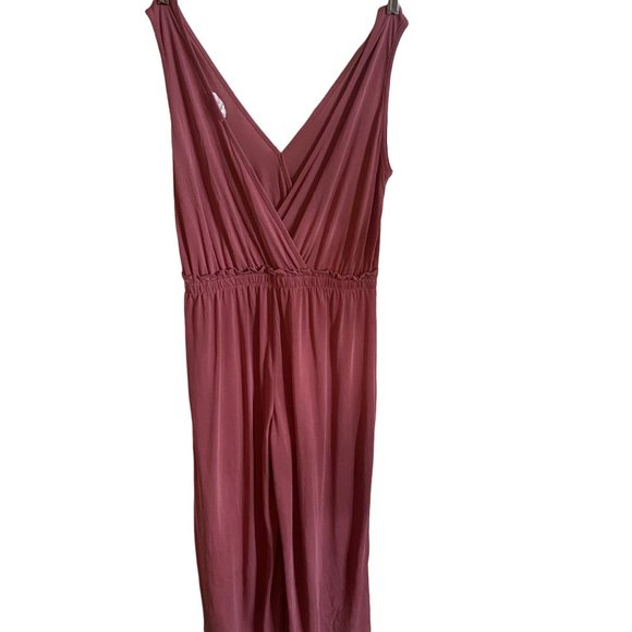 Sienna Sky tank jumpsuit rose in color cropped size M - Picture 2 of 7